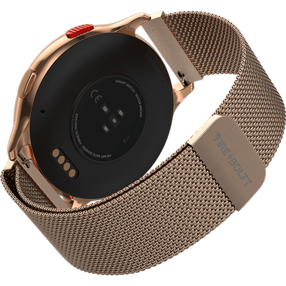 Fireboltt Torrent featuring 36.3mm always-on AMOLED round display, Bluetooth calling, voice assistant, health suite, 100+ sports modes, IP67 water resistant - Nalanda Enterprises