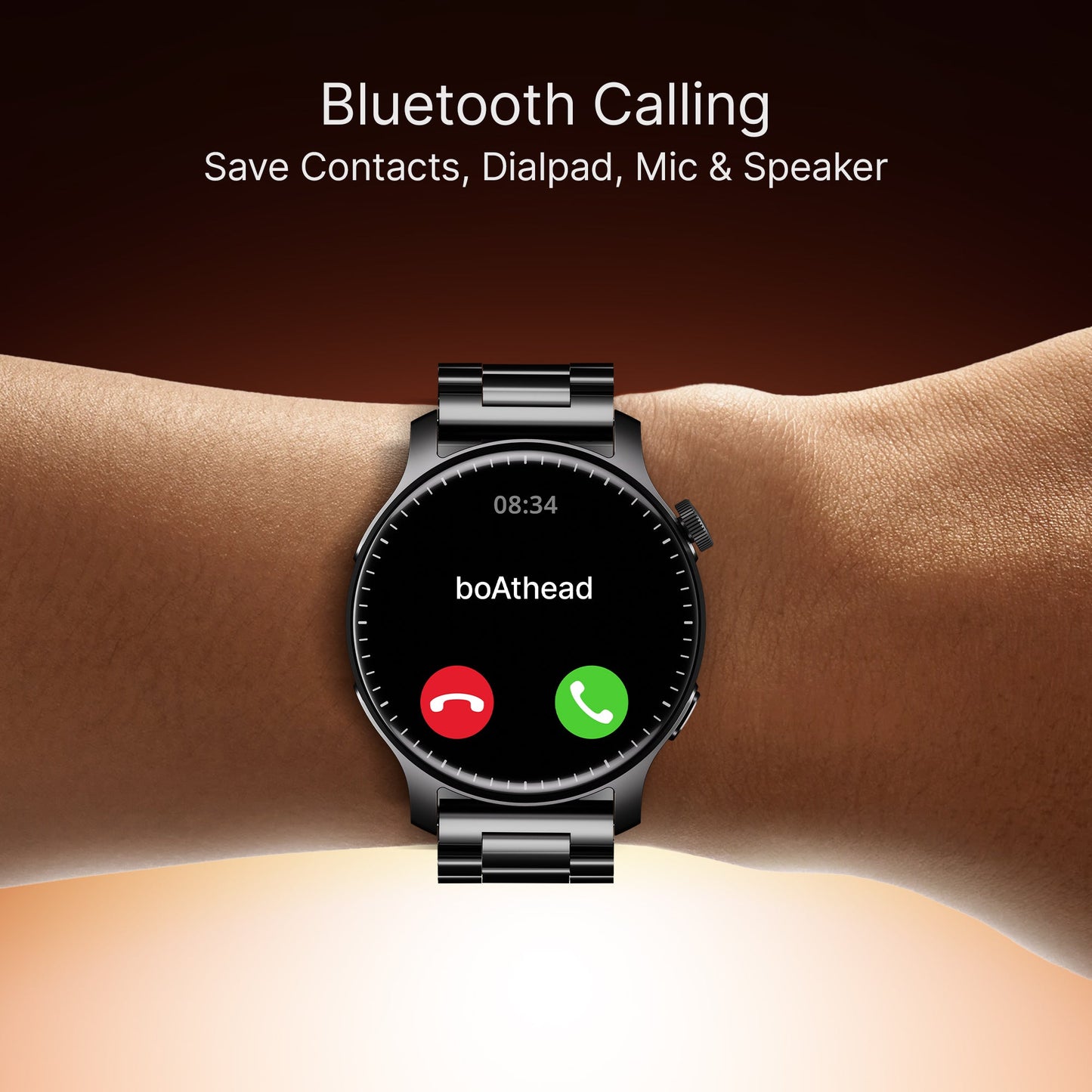 boAt Ultima Prime | Smartwatch with 1.43" AMOLED Display, Cloud Watch Faces, Emergency SOS, BT Calling, Functional Crown - Nalanda Enterprises