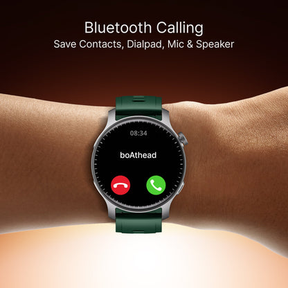boAt Ultima Prime | Smartwatch with 1.43" AMOLED Display, Cloud Watch Faces, Emergency SOS, BT Calling, Functional Crown - Nalanda Enterprises