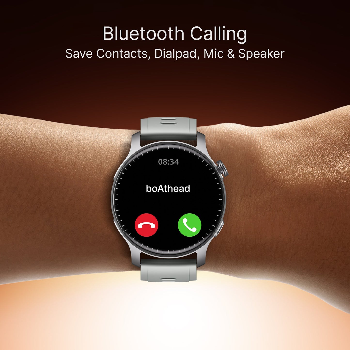 boAt Ultima Prime | Smartwatch with 1.43" AMOLED Display, Cloud Watch Faces, Emergency SOS, BT Calling, Functional Crown - Nalanda Enterprises