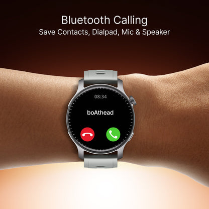 boAt Ultima Prime | Smartwatch with 1.43" AMOLED Display, Cloud Watch Faces, Emergency SOS, BT Calling, Functional Crown - Nalanda Enterprises