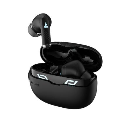 boAt Immortal 101 TWS Earbuds with Beastᵀᴹ Mode(40ms Low Latency), 30 HRS Playtime, Blazing LEDs, Quad Mics with ENx Tech, ASAP Charge & BTv5.3 - Nalanda Enterprises