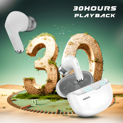 boAt Immortal 101 TWS Earbuds with Beastᵀᴹ Mode(40ms Low Latency), 30 HRS Playtime, Blazing LEDs, Quad Mics with ENx Tech, ASAP Charge & BTv5.3 - Nalanda Enterprises