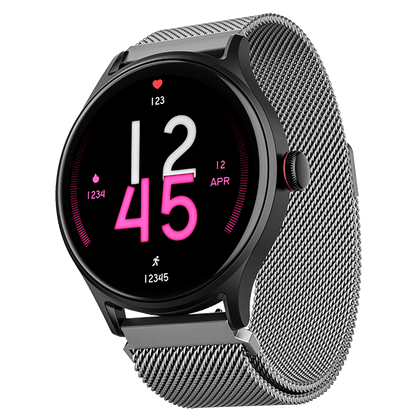 boAt Lunar Vista | Smartwatch with 1.52" (3.86cm) Vivid Round Display, BT Calling, 100+ Sports Modes, AI Voice Assistant - Nalanda Enterprises