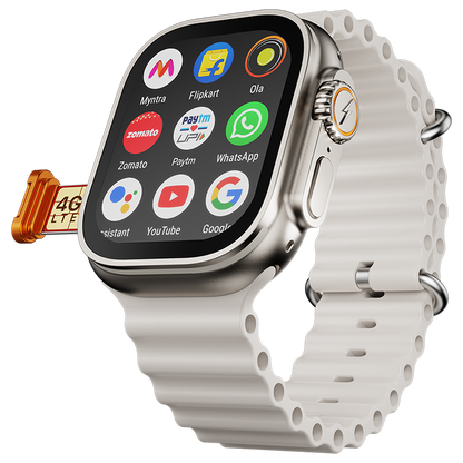 Fire-Boltt Oracle WristPhone - 4G SIM/LTE/WiFi, Android OS, Play store & Phone Notification Smartwatch - Nalanda Enterprises