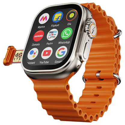 Fire-Boltt Oracle WristPhone - 4G SIM/LTE/WiFi, Android OS, Play store & Phone Notification Smartwatch - Nalanda Enterprises