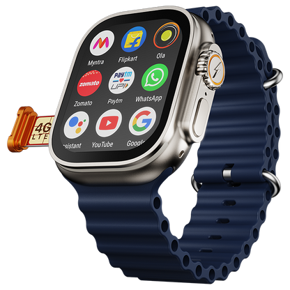 Fire-Boltt Oracle WristPhone - 4G SIM/LTE/WiFi, Android OS, Play store & Phone Notification Smartwatch - Nalanda Enterprises