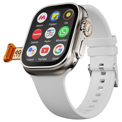 Fire-Boltt Oracle WristPhone - 4G SIM/LTE/WiFi, Android OS, Play store & Phone Notification Smartwatch - Nalanda Enterprises