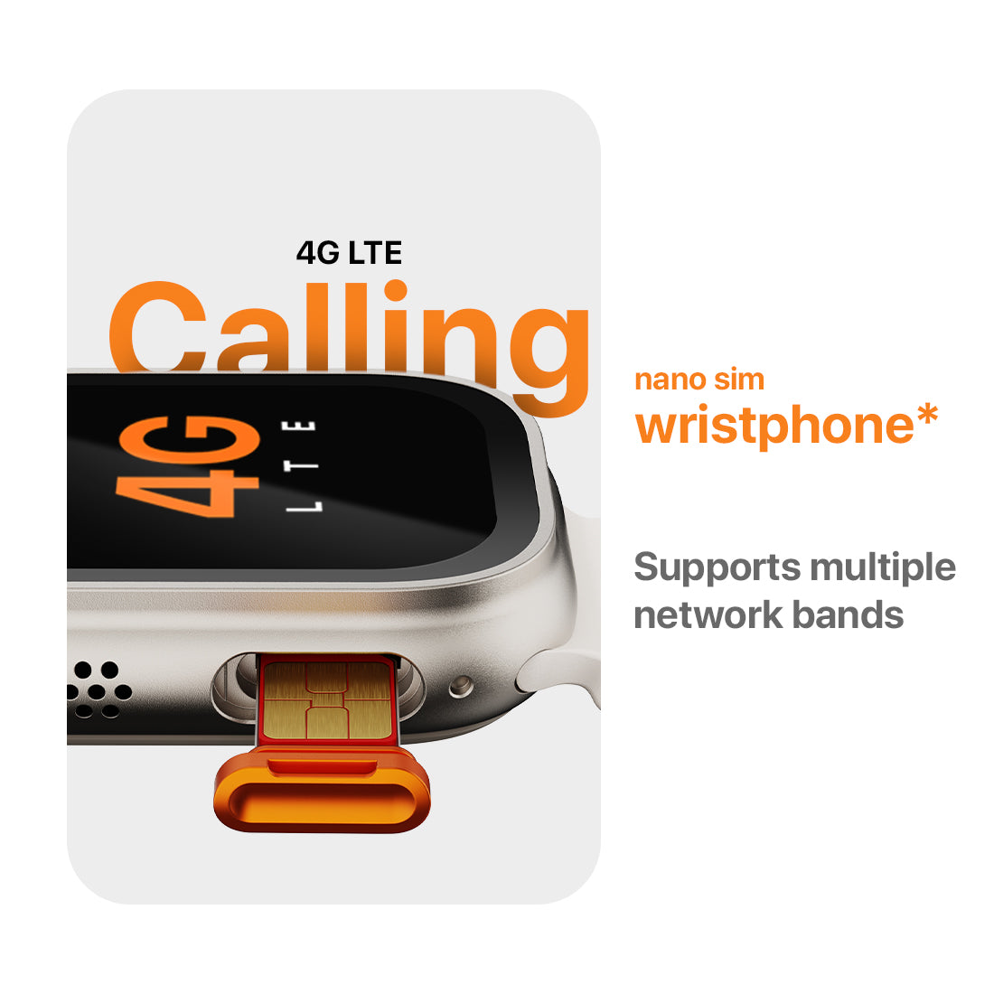 Fire-Boltt Oracle WristPhone - 4G SIM/LTE/WiFi, Android OS, Play store & Phone Notification Smartwatch - Nalanda Enterprises