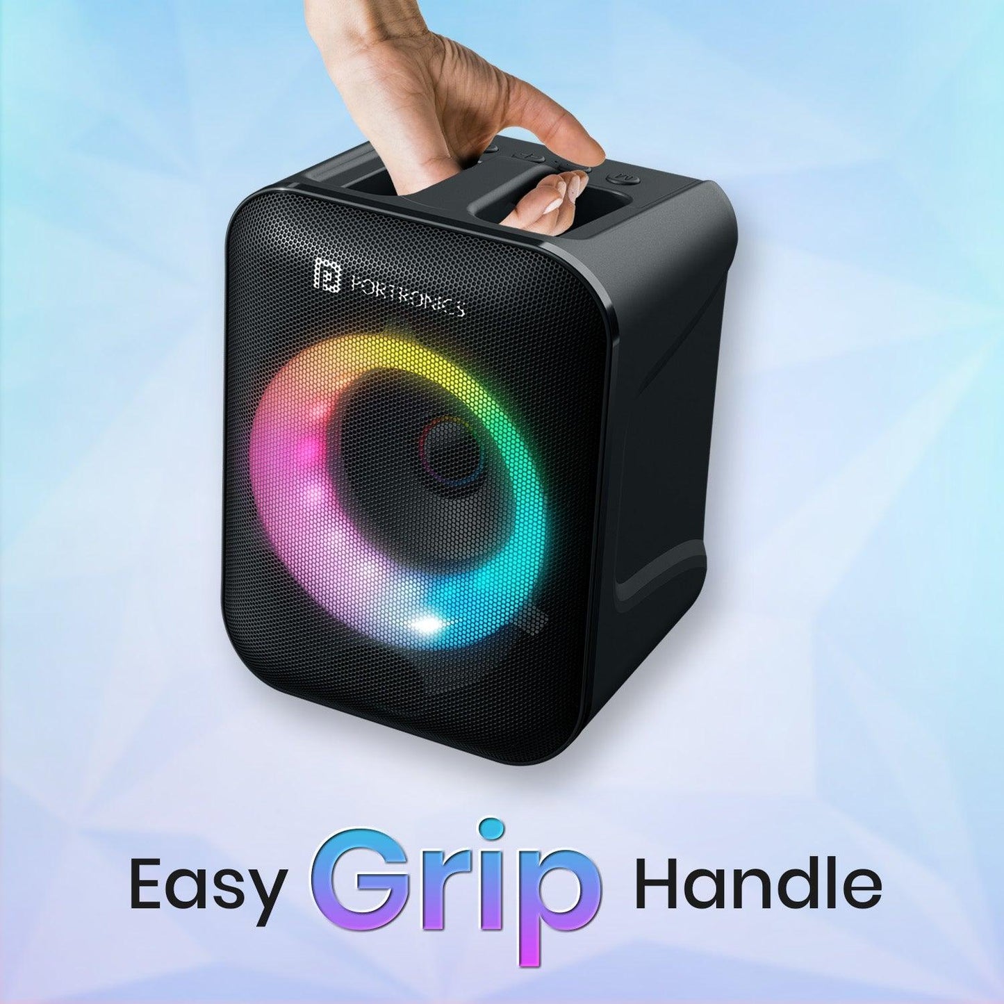 Portronics Apollo One 20W Bluetooth Portable Speaker With Wireless Karaoke Mic,5Hr Playtime 20 W Bluetooth Speaker (Black, 5.2 Channel) - Nalanda Enterprises
