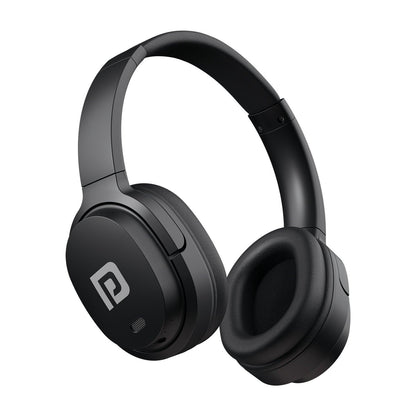 Portronics Muffs M4 Over Ear Bluetooth Headphone with Upto 40 Hours Playtime, Powerful Bass, 40mm Dynamic Driver, BT 5.3V, in-Built Mic, Adjustable Height, Head Cushion, Type C Fast Charging - Nalanda Enterprises
