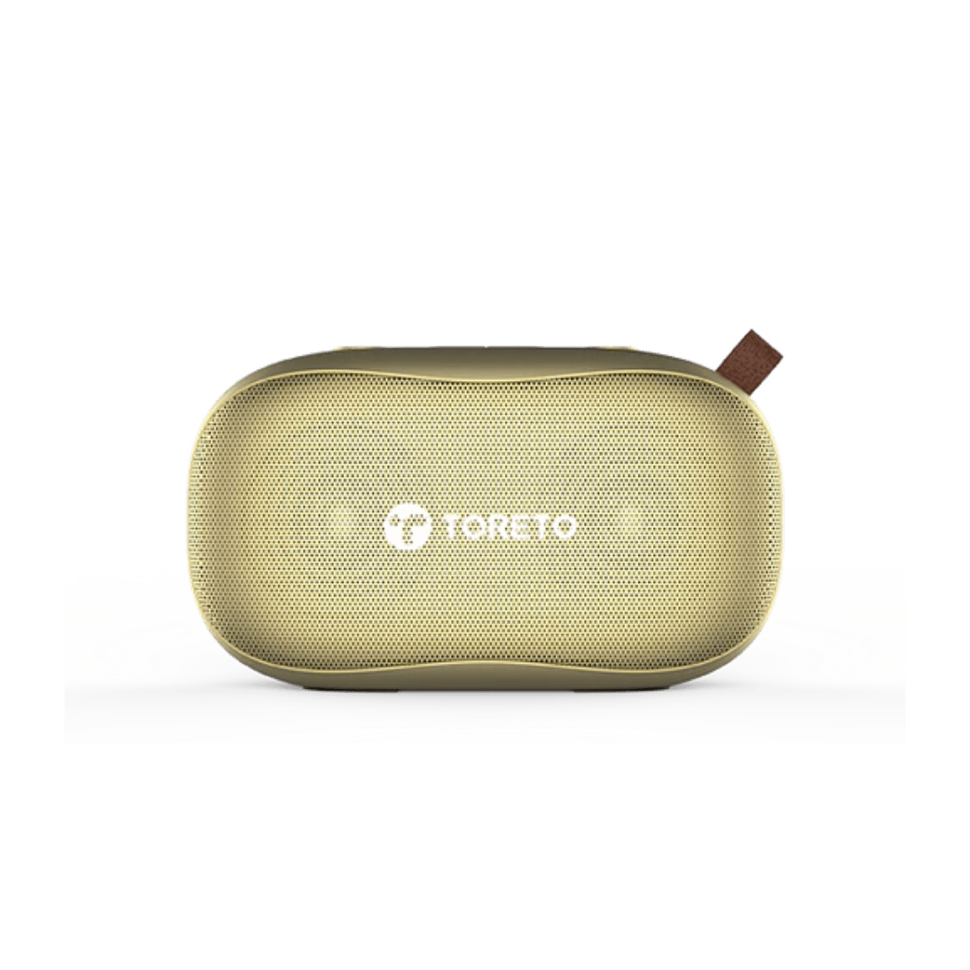 Toreto Bang Pro 10W Wireless Bluetooth Speaker - Dual Audio Drivers, Powerful Bass Radiator, Fast Charging Long Play Time,TWS, Portable, Inbuilt MIC, FM, Type C Charging - Nalanda Enterprises