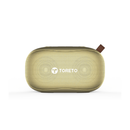 Toreto Bang Pro 10W Wireless Bluetooth Speaker - Dual Audio Drivers, Powerful Bass Radiator, Fast Charging Long Play Time,TWS, Portable, Inbuilt MIC, FM, Type C Charging - Nalanda Enterprises
