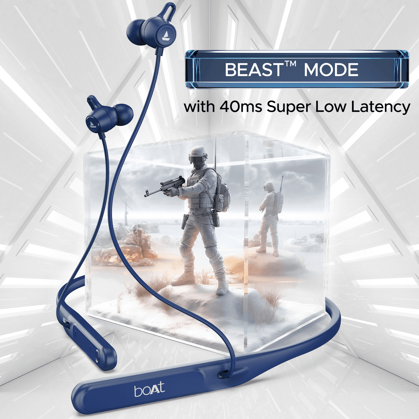 boAt Rockerz 255 Touch | Wireless Earphone with 30H Playback, 10mm Dynamic Graphene Drivers, ENx™ Technology, BEAST™ Mode - Nalanda Enterprises