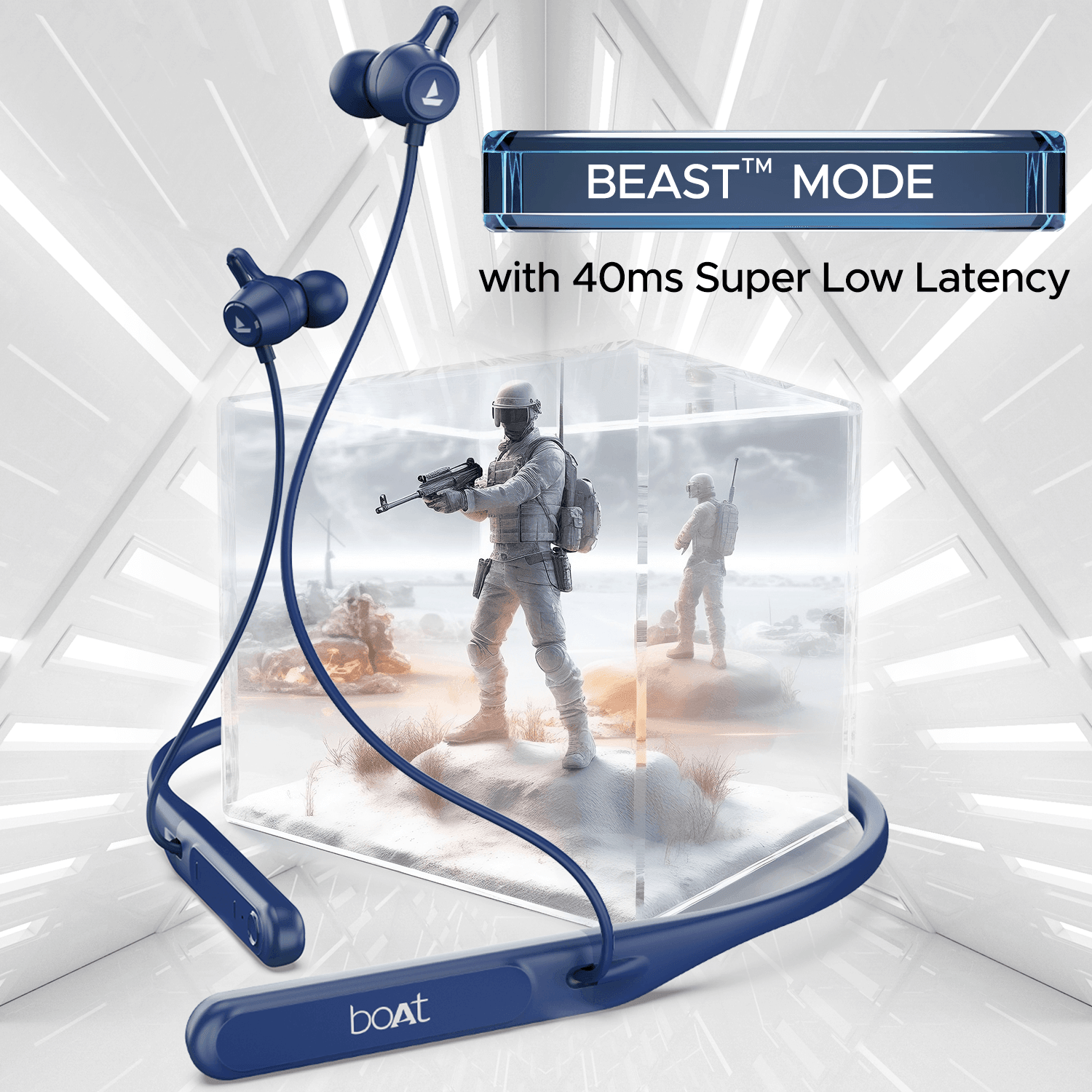 boAt Rockerz 255 Touch | Wireless Earphone with 30H Playback, 10mm Dynamic Graphene Drivers, ENx™ Technology, BEAST™ Mode - Nalanda Enterprises