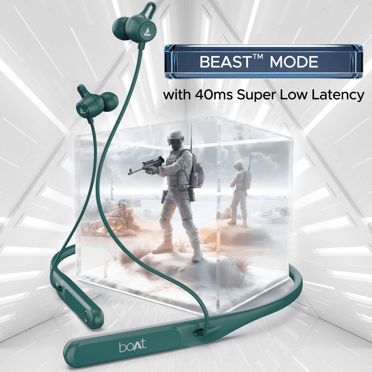 boAt Rockerz 255 Touch | Wireless Earphone with 30H Playback, 10mm Dynamic Graphene Drivers, ENx™ Technology, BEAST™ Mode - Nalanda Enterprises