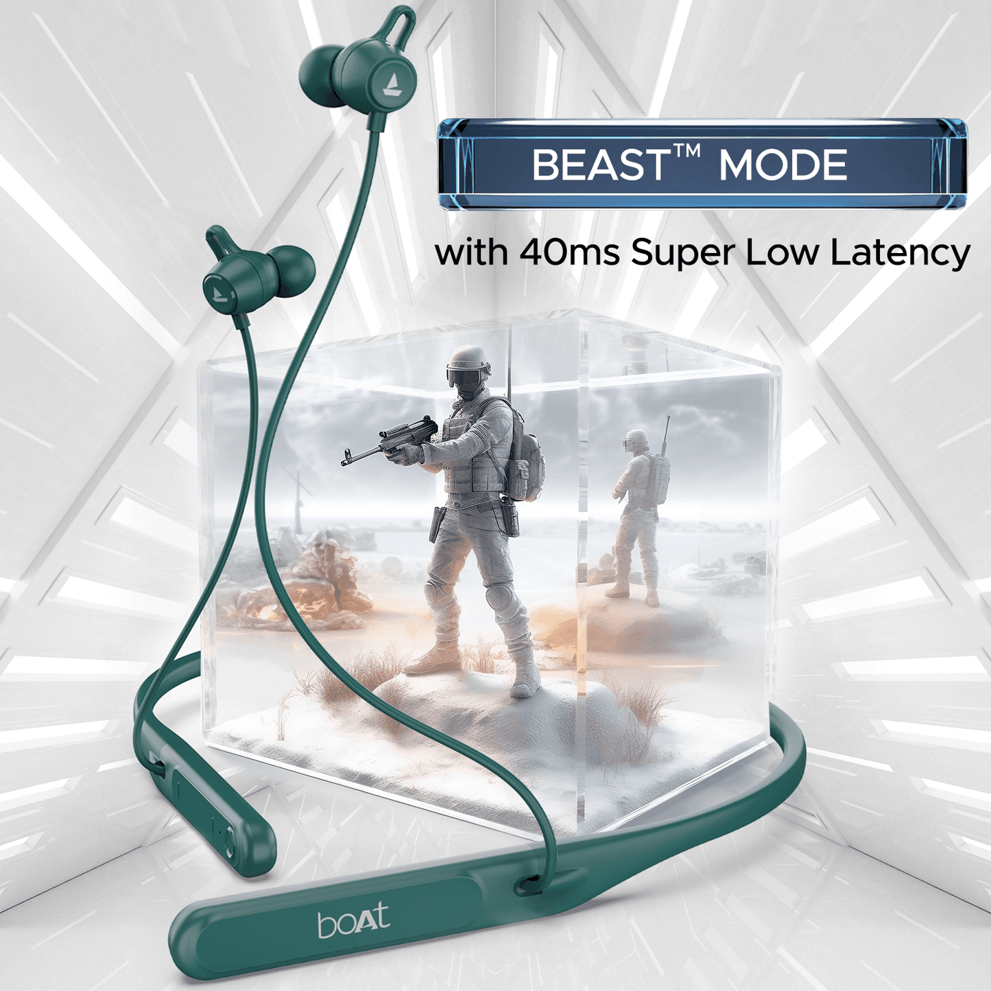 boAt Rockerz 255 Touch | Wireless Earphone with 30H Playback, 10mm Dynamic Graphene Drivers, ENx™ Technology, BEAST™ Mode - Nalanda Enterprises