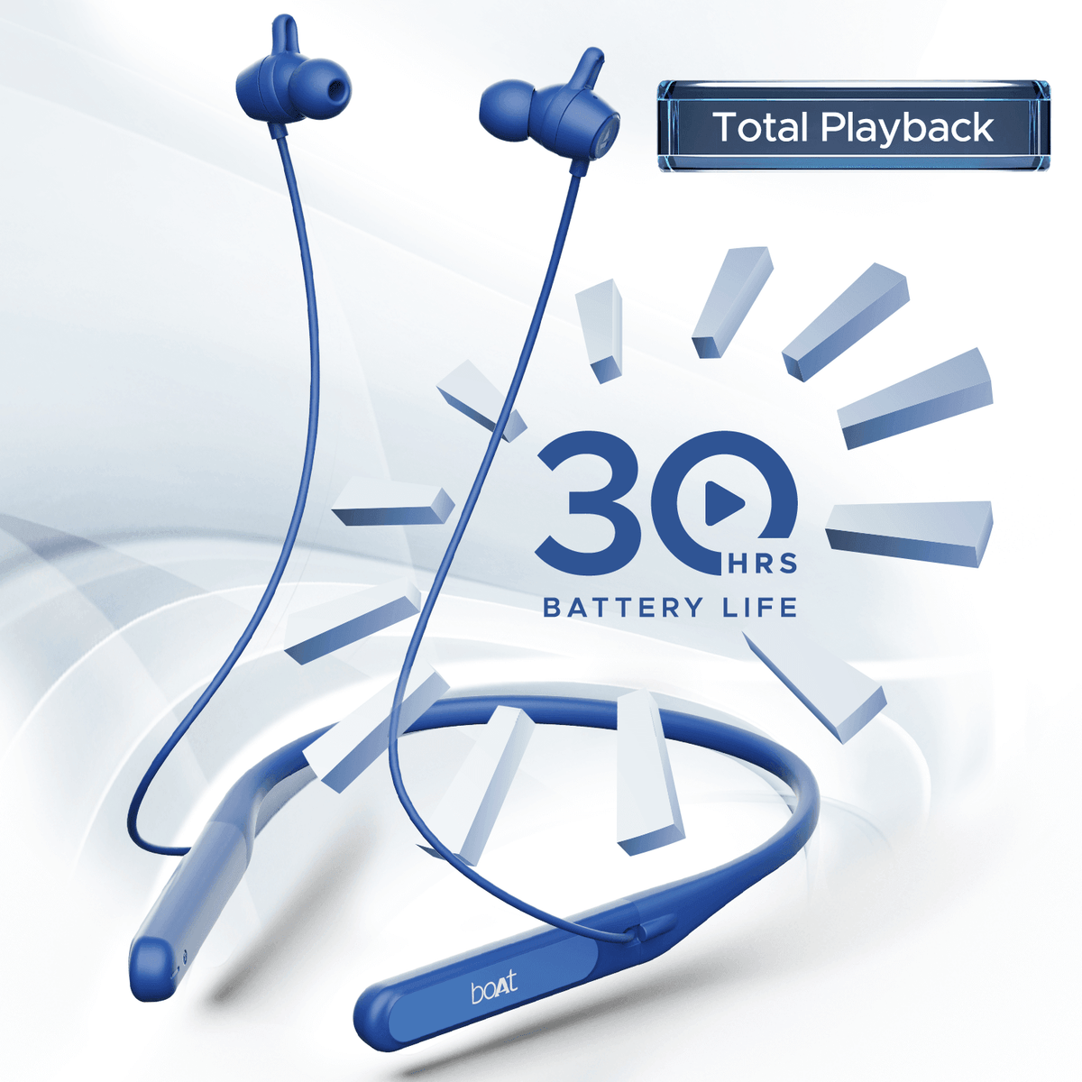 boAt Rockerz 255 Touch | Wireless Earphone with 30H Playback, 10mm Dynamic Graphene Drivers, ENx™ Technology, BEAST™ Mode - Nalanda Enterprises