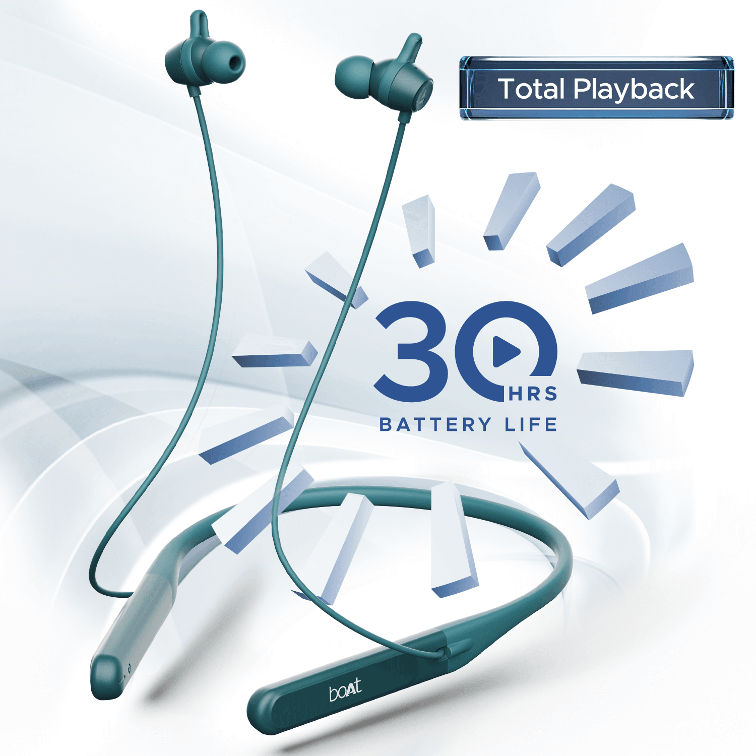 boAt Rockerz 255 Touch | Wireless Earphone with 30H Playback, 10mm Dynamic Graphene Drivers, ENx™ Technology, BEAST™ Mode - Nalanda Enterprises