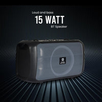 SM BT SPEAKER SEISMIC RED+BLACK - Nalanda Enterprises