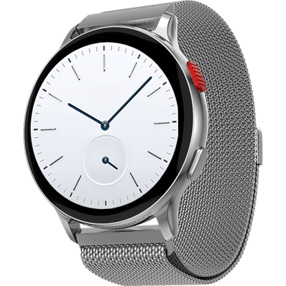 Fireboltt Torrent featuring 36.3mm always-on AMOLED round display, Bluetooth calling, voice assistant, health suite, 100+ sports modes, IP67 water resistant - Nalanda Enterprises