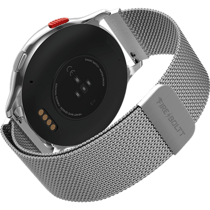 Fireboltt Torrent featuring 36.3mm always-on AMOLED round display, Bluetooth calling, voice assistant, health suite, 100+ sports modes, IP67 water resistant - Nalanda Enterprises