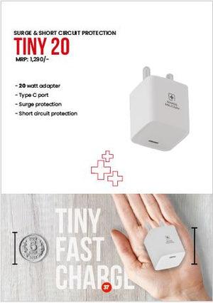 SWISS CHARGER - TINY 20W - Nalanda Enterprises