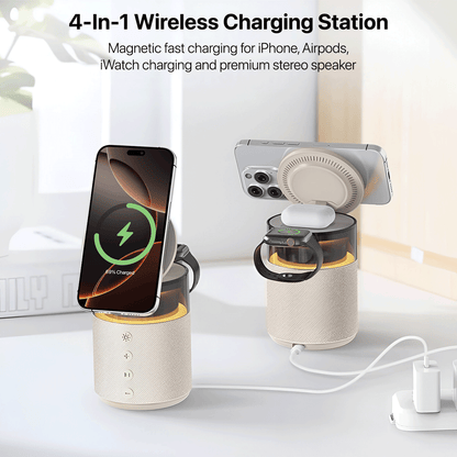 Vaku Luxos ® 4-in-1 Triostation Bluetooth Speaker