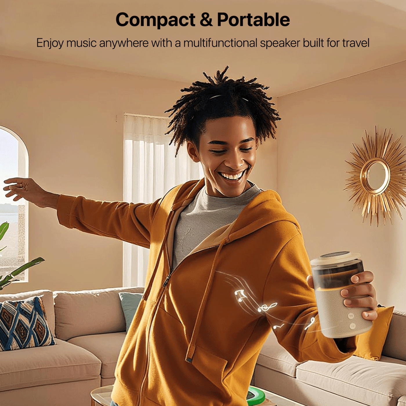 Vaku Luxos ® 4-in-1 Triostation Bluetooth Speaker