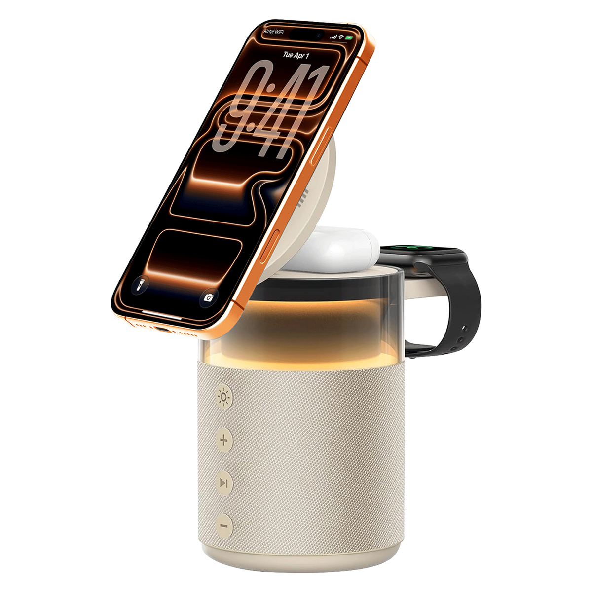 Vaku Luxos ® 4-in-1 Triostation Bluetooth Speaker