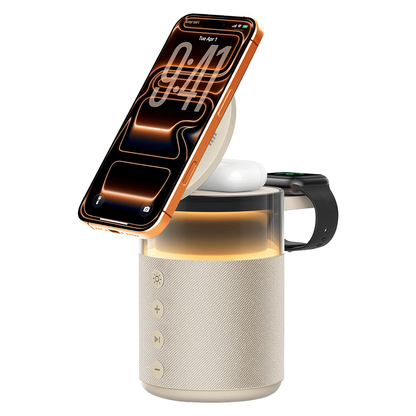 Vaku Luxos ® 4-in-1 Triostation Bluetooth Speaker