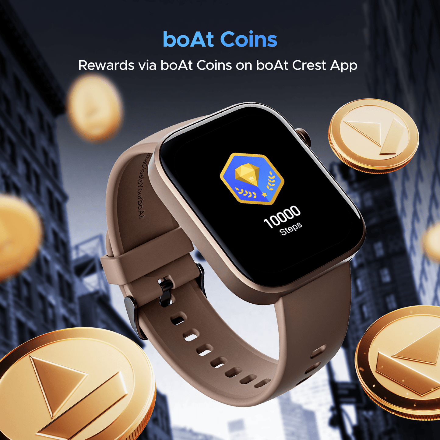 boAt Wave Astra 3 | Smartwatch with built-in Map Navigation 1.83" HD Display, BT Calling, Powered by Crest+ OS, 700+ Active Mode - Nalanda Enterprises