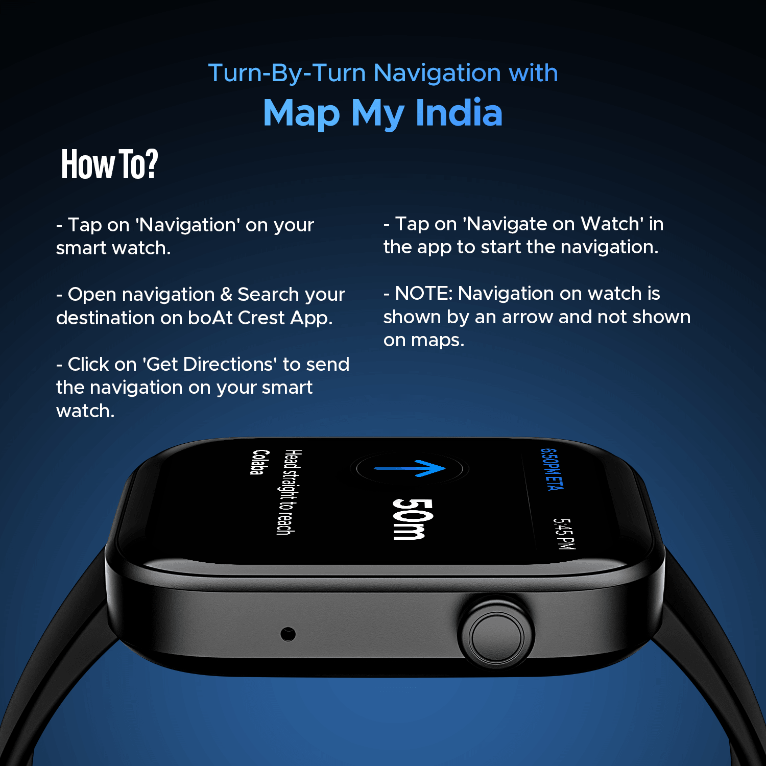 boAt Wave Astra 3 | Smartwatch with built-in Map Navigation 1.83" HD Display, BT Calling, Powered by Crest+ OS, 700+ Active Mode - Nalanda Enterprises