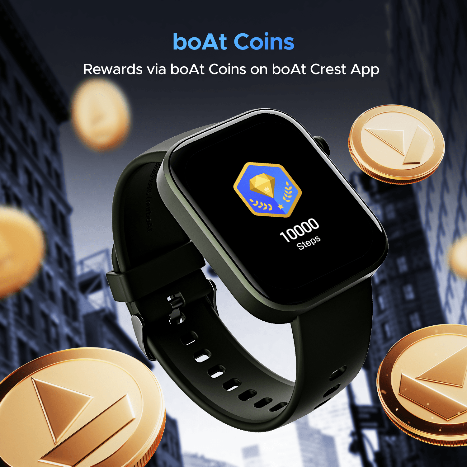 boAt Wave Astra 3 | Smartwatch with built-in Map Navigation 1.83" HD Display, BT Calling, Powered by Crest+ OS, 700+ Active Mode - Nalanda Enterprises