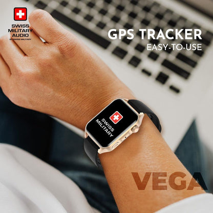 Swiss Military VEGA Waterproof Smartwatch with Sports Mode and bluetooth calling - Nalanda Enterprises