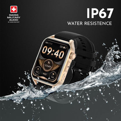 Swiss Military VEGA Waterproof Smartwatch with Sports Mode and bluetooth calling - Nalanda Enterprises