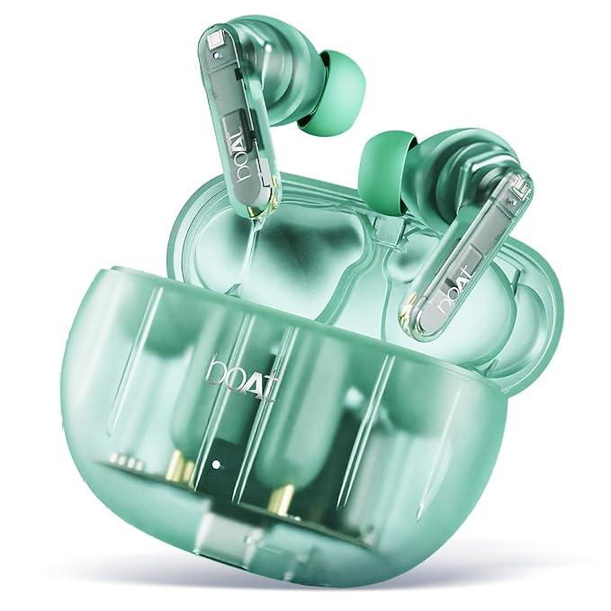 boAt Airdopes 191 ANC, 32dB ANC, Ambient Mode, 60HRS Battery, 4Mics ENx, in-Ear Detection, IWP Tech, Fast Charge, v5.3 Bluetooth Earbuds, TWS Ear Buds Wireless Earphones with mic - Nalanda Enterprises