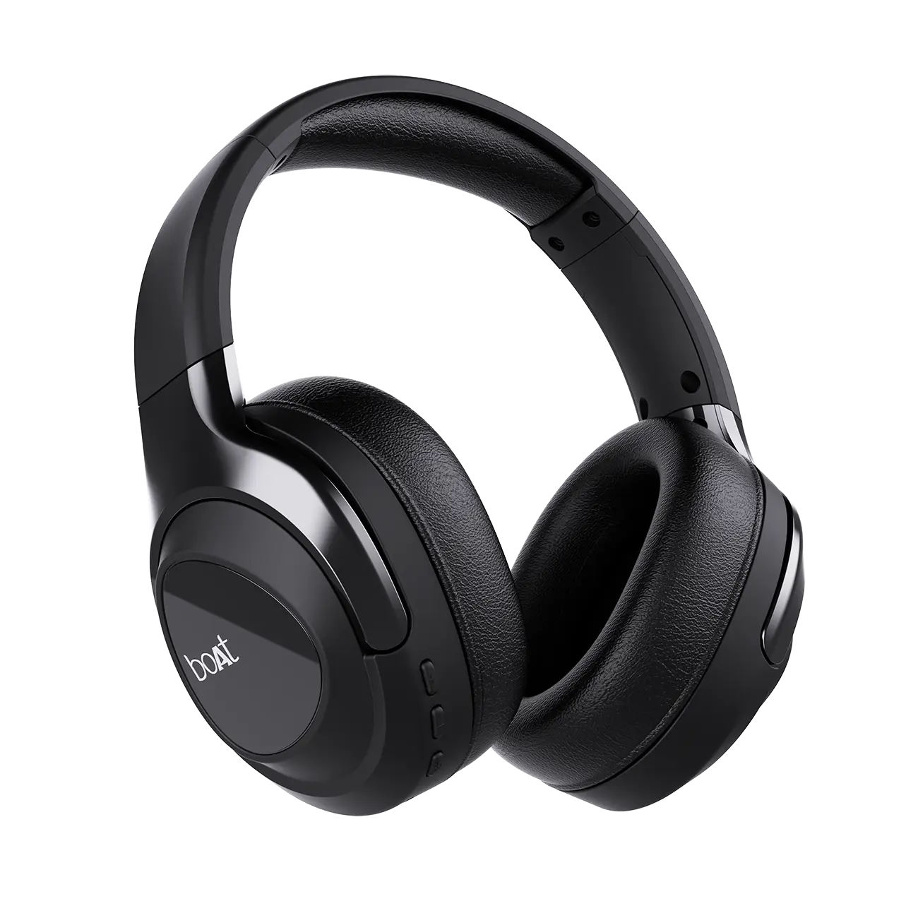 boAt Nirvana Eutopia Bluetooth Over Ear Headphones with Head Tracking Function, Spatial Audio,20 HRS Playtime, ENx Tech, ASAP Charge, Hearables App(Android & iOS Compatible)(Primia Black) - Nalanda Enterprises