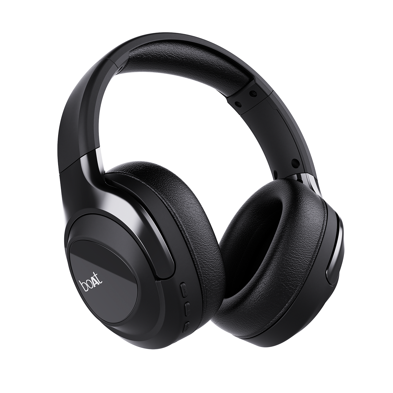 boAt Nirvana Eutopia Bluetooth Over Ear Headphones with Head Tracking Function, Spatial Audio,20 HRS Playtime, ENx Tech, ASAP Charge, Hearables App(Android & iOS Compatible)(Primia Black) - Nalanda Enterprises
