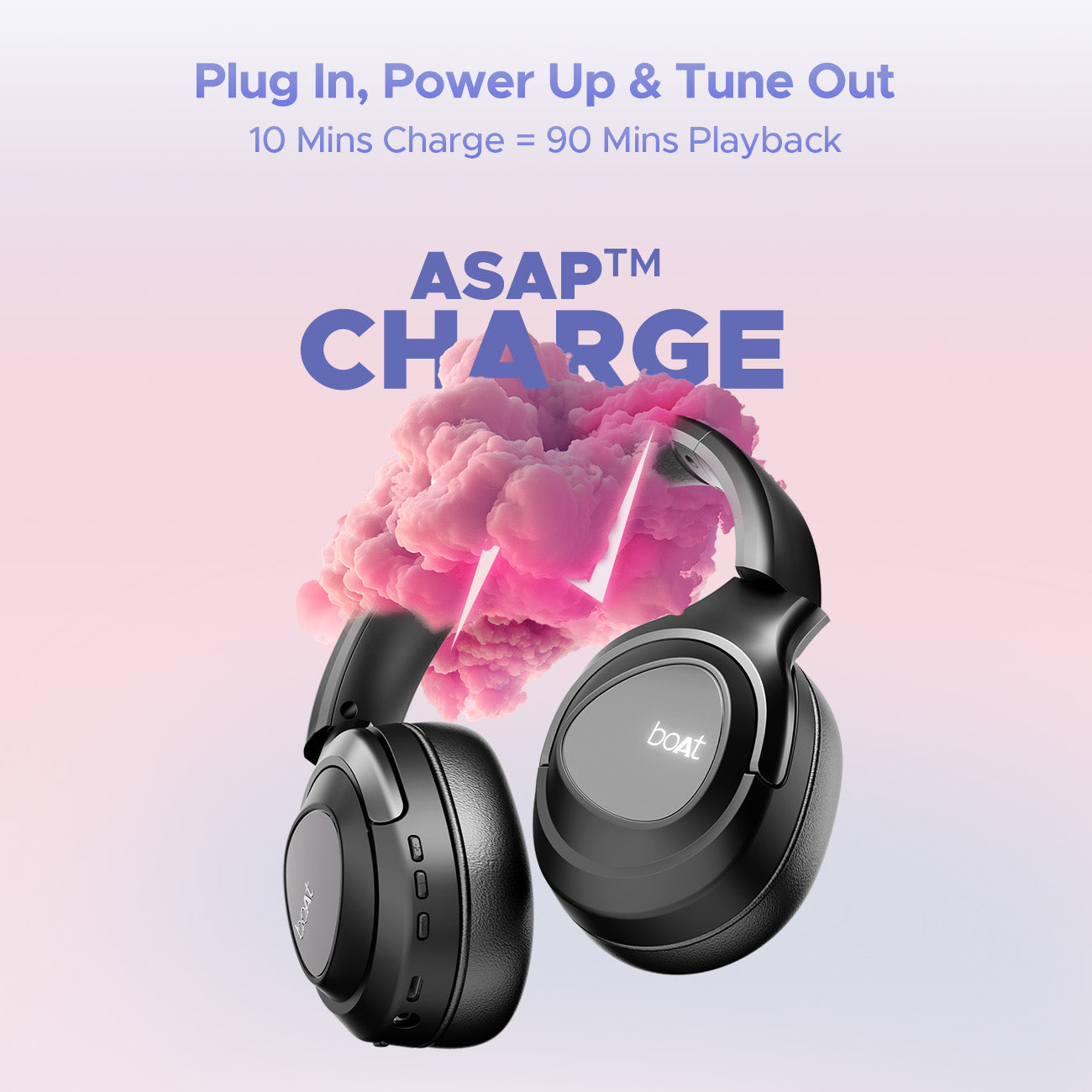 boAt Nirvana Eutopia Bluetooth Over Ear Headphones with Head Tracking Function, Spatial Audio,20 HRS Playtime, ENx Tech, ASAP Charge, Hearables App(Android & iOS Compatible)(Primia Black) - Nalanda Enterprises