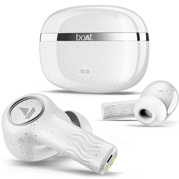 boAt Nirvana Iris Truly Wireless in Ear Ear Buds w/Up to 32 dB Active Noise Cancellation,120 Hrs Playback,Crystal Bionic Sound Powered by HiFi,Beast Mode,ENx Tech,Hearables App - Nalanda Enterprises
