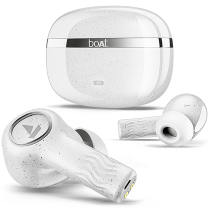 boAt Nirvana Iris Truly Wireless in Ear Ear Buds w/Up to 32 dB Active Noise Cancellation,120 Hrs Playback,Crystal Bionic Sound Powered by HiFi,Beast Mode,ENx Tech,Hearables App - Nalanda Enterprises