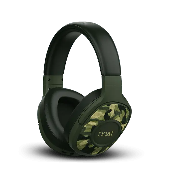 boAt Rockerz 550 | Over Ear Bluetooth Headphones with Upto 20H Playback, 50mm Dynamic Driver, 500mAh Battery - Nalanda Enterprises