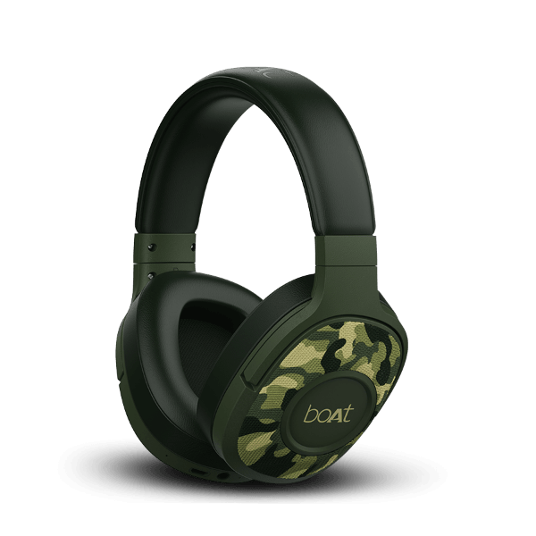 boAt Rockerz 550 | Over Ear Bluetooth Headphones with Upto 20H Playback, 50mm Dynamic Driver, 500mAh Battery - Nalanda Enterprises