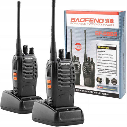 BF-888S Upgraded Two Way Radio BAOFENG T20D Long Range Walkie Talkie with USB-C Charging Compact Portable Design for Outdoor Adventures Team Communication and Emergency Use BAOFENG