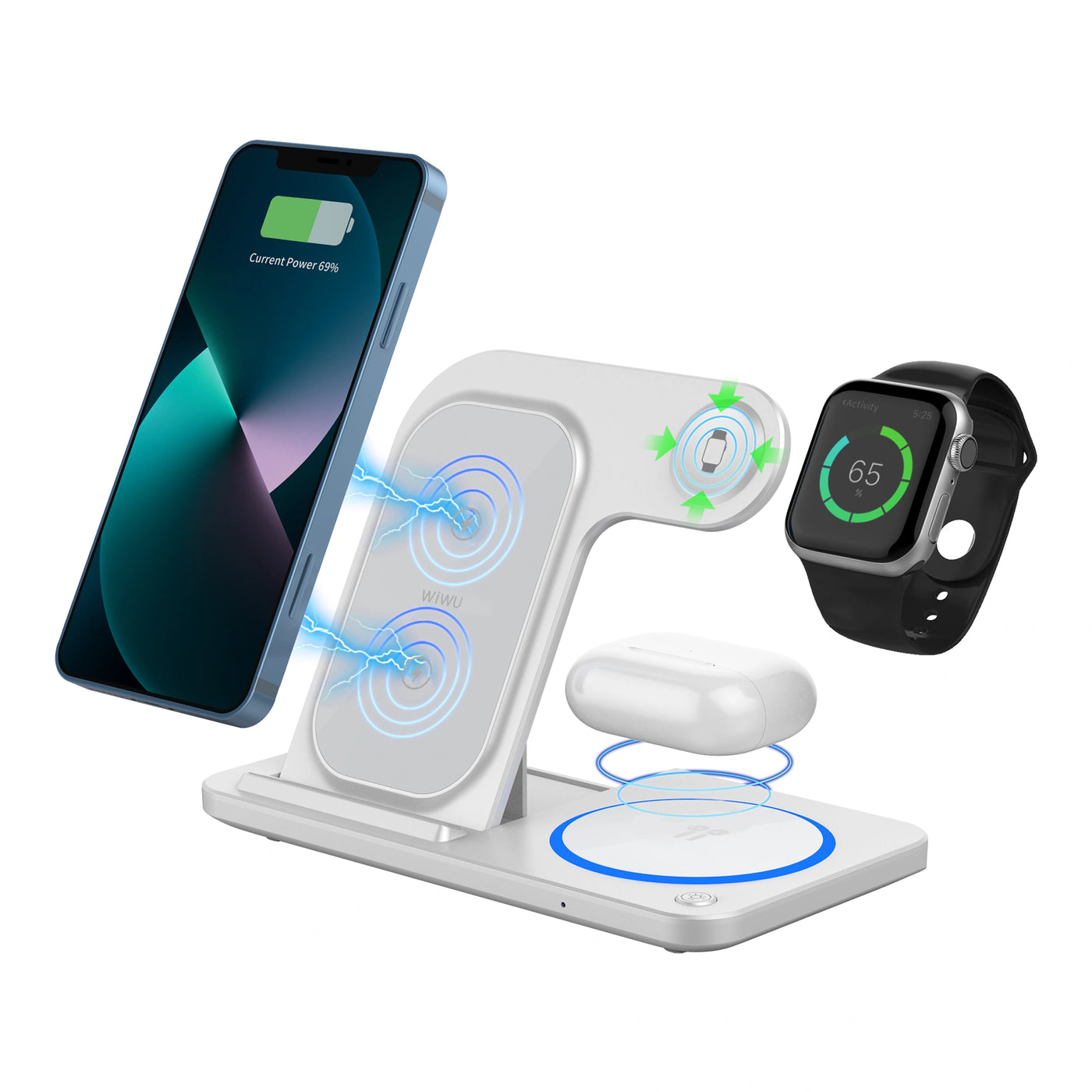 3in 1 wireless charger