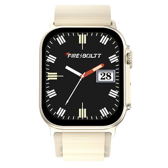 Fire-Boltt Newly Launched Gladiator plus 1.96” AMOLED Display Luxury Smartwatch, Rotating Crown, 115+ Sports Modes & Bluetooth Calling, AI Voice Assistant, Gaming - Nalanda Enterprises