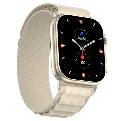 Fire-Boltt Newly Launched Gladiator plus 1.96” AMOLED Display Luxury Smartwatch, Rotating Crown, 115+ Sports Modes & Bluetooth Calling, AI Voice Assistant, Gaming - Nalanda Enterprises