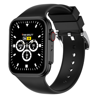 Fire-Boltt Newly Launched Gladiator plus 1.96” AMOLED Display Luxury Smartwatch, Rotating Crown, 115+ Sports Modes & Bluetooth Calling, AI Voice Assistant, Gaming - Nalanda Enterprises