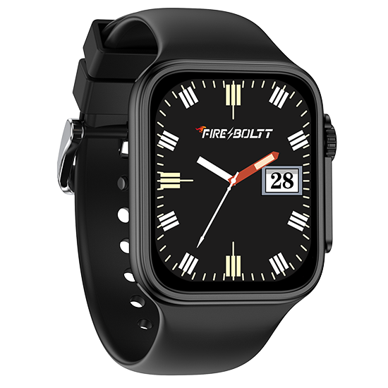 Fire-Boltt Newly Launched Gladiator plus 1.96” AMOLED Display Luxury Smartwatch, Rotating Crown, 115+ Sports Modes & Bluetooth Calling, AI Voice Assistant, Gaming - Nalanda Enterprises